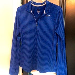 Striped Nike Running Top, M